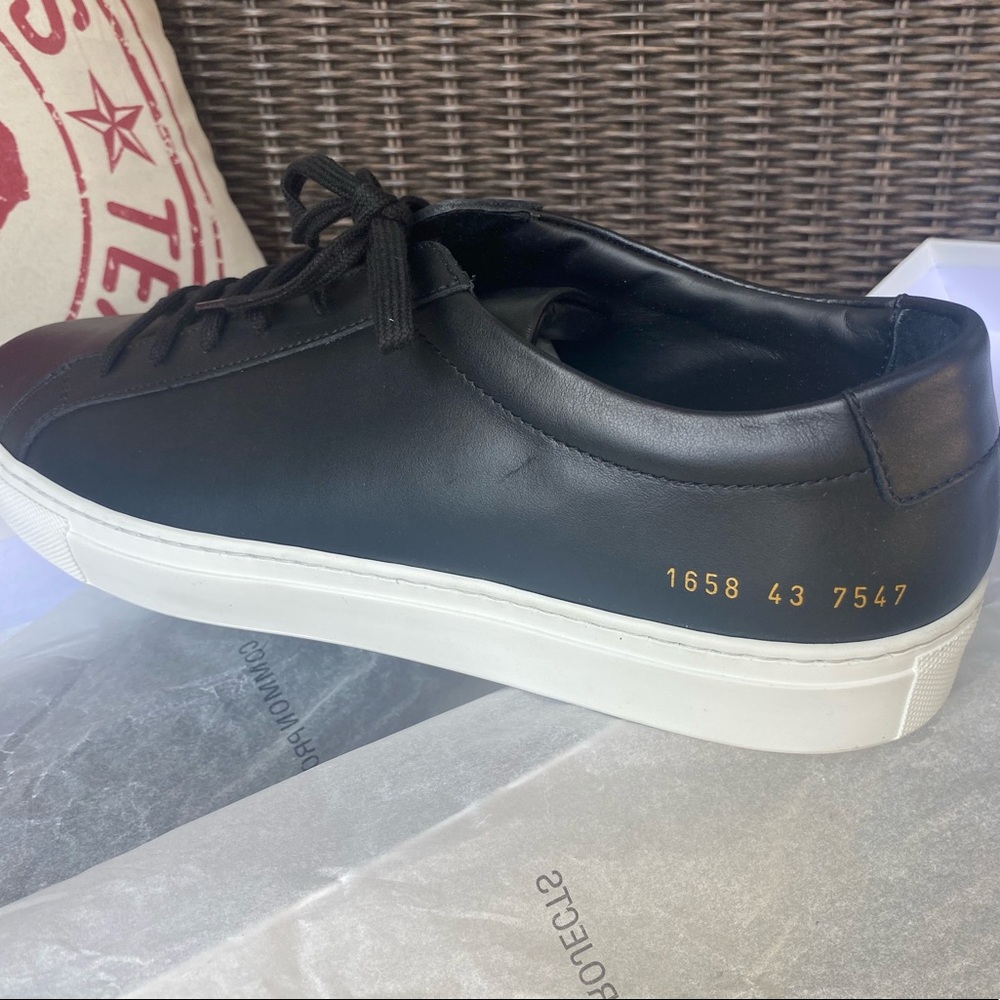 Common projects shoes black size 10.5